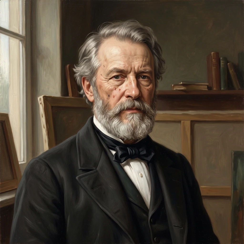 Portrait of Carl Christian Vogel von Vogelstein