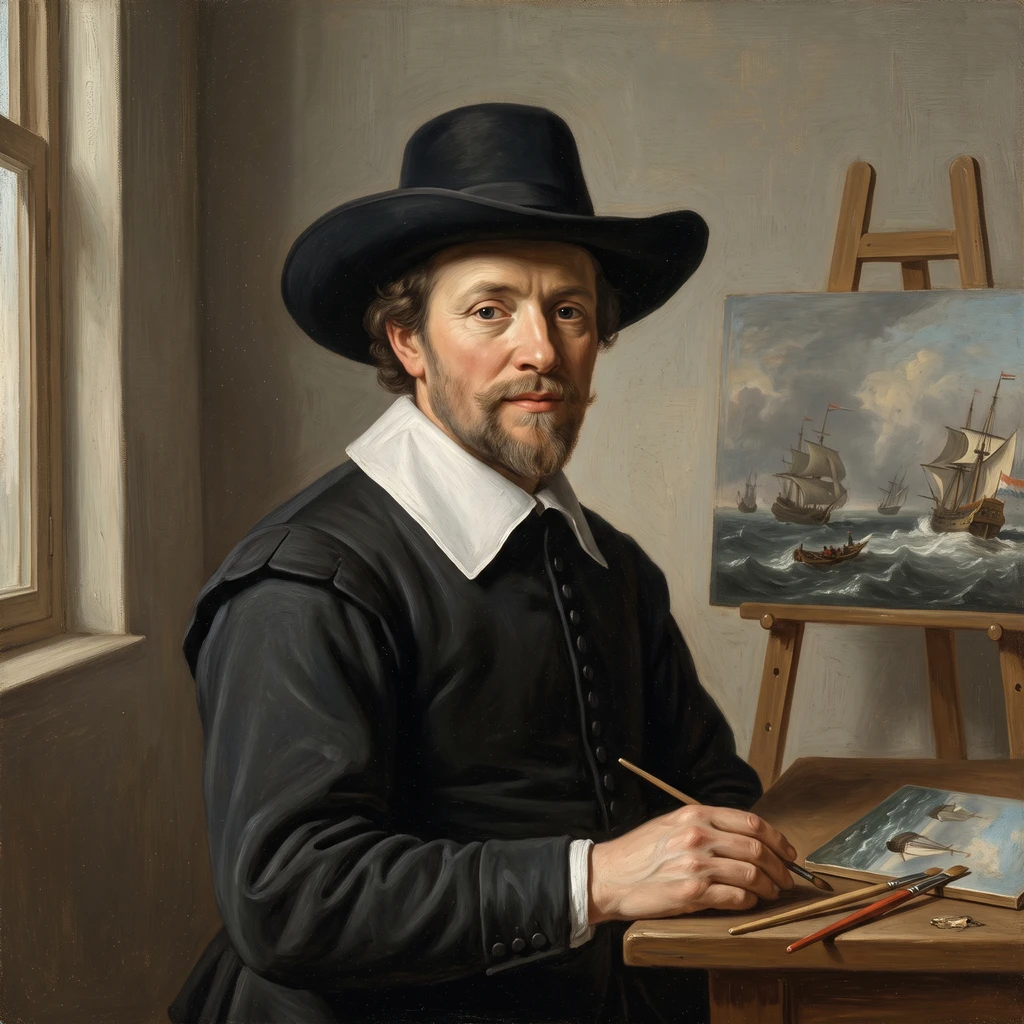 Portrait of Simon de Vlieger