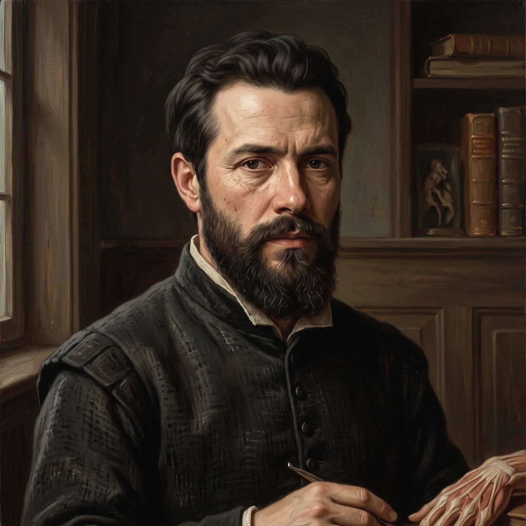 Portrait of Andreas Vesalius