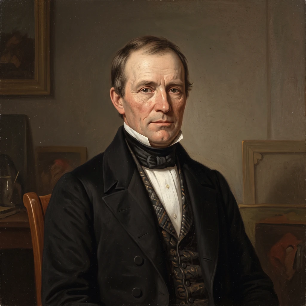 Portrait of M. W. Hopkins