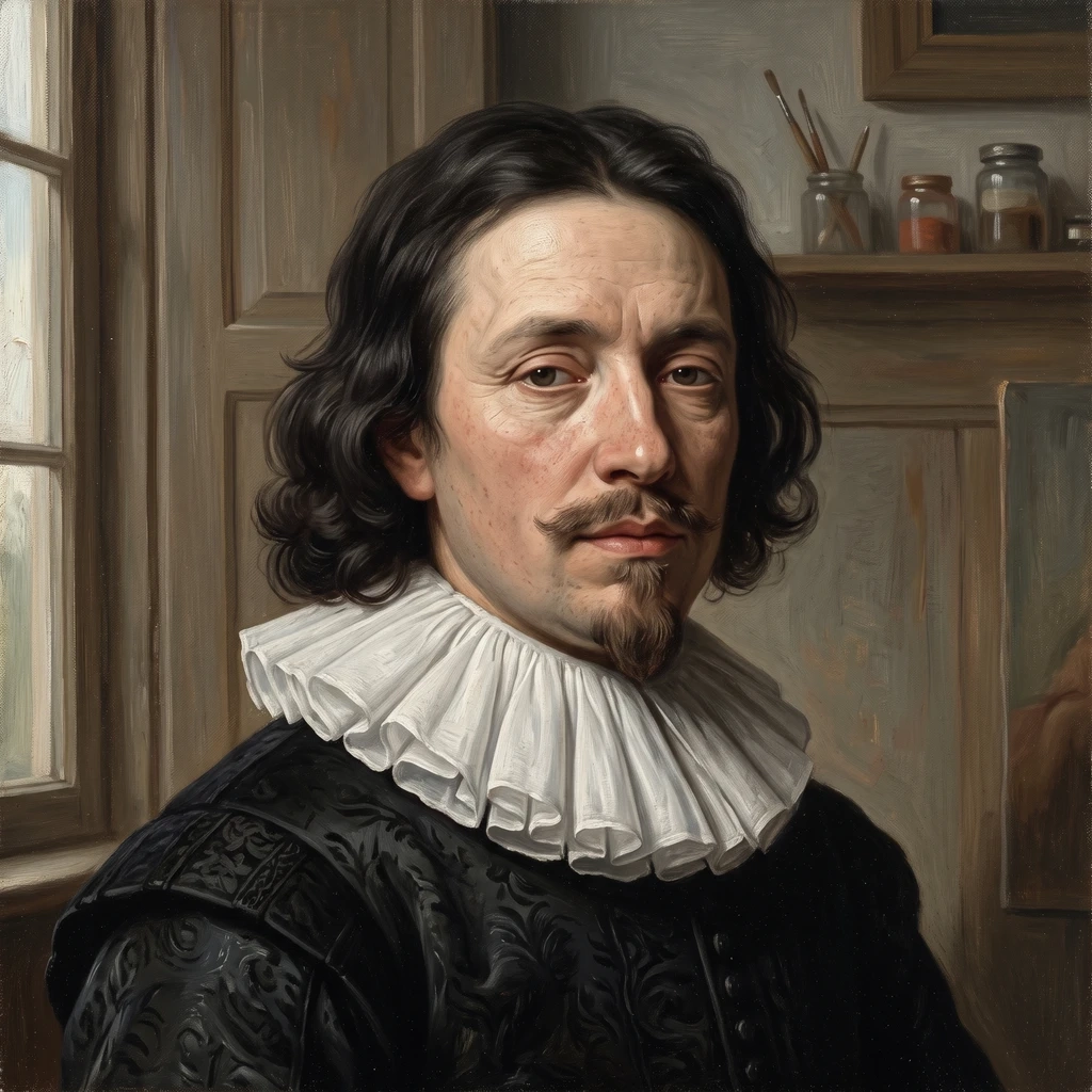 Portrait of Abraham Bosschaert