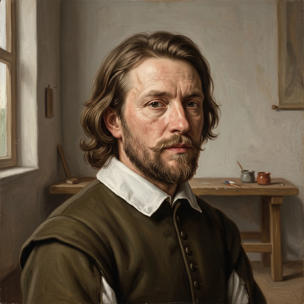 Portrait of Ambrosius the Younger Bosschaert