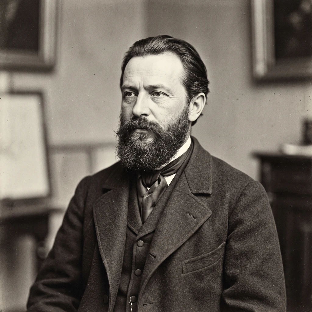 Portrait of József Borsos