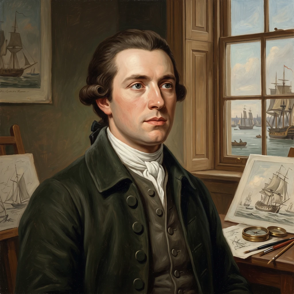 Portrait of Charles Brooking
