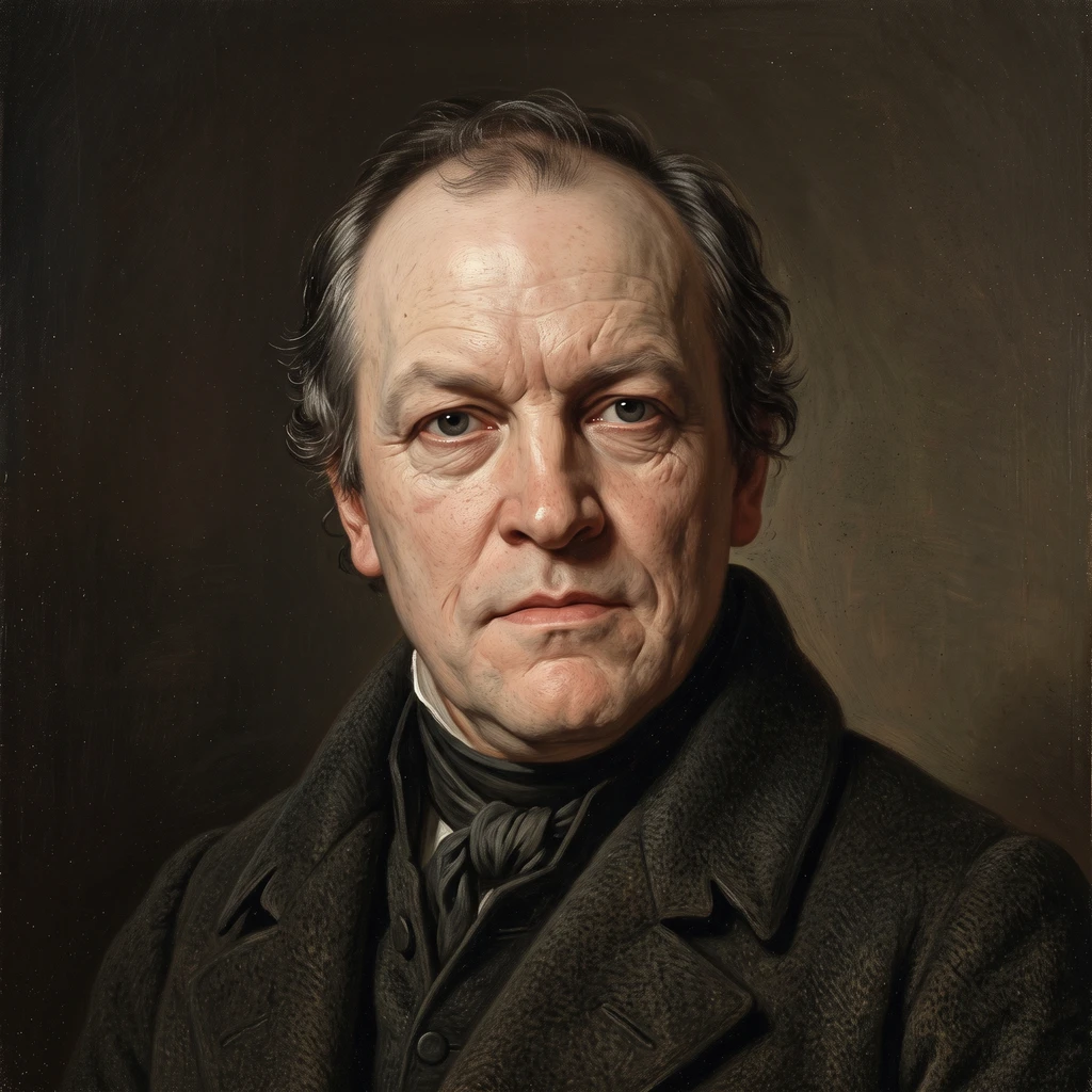 Portrait of William Blake