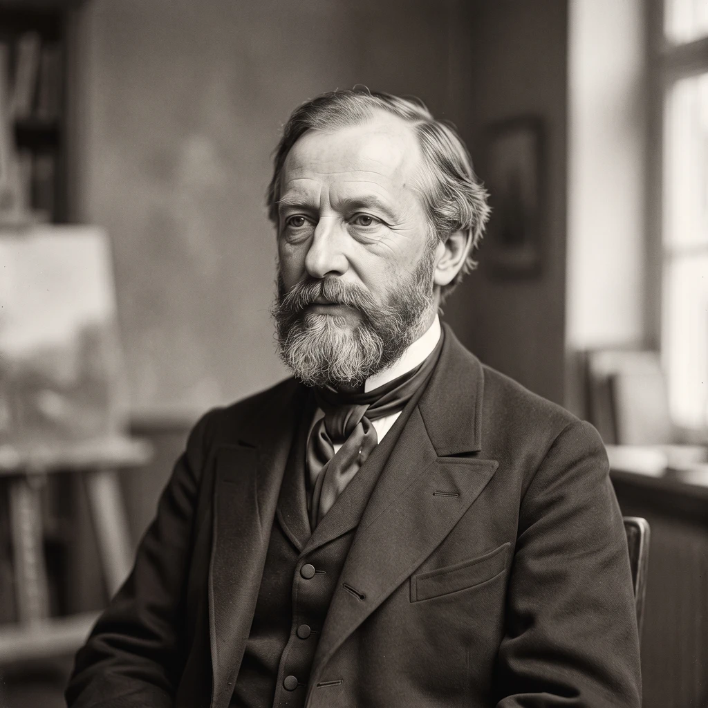 Portrait of Eduard Hildebrandt