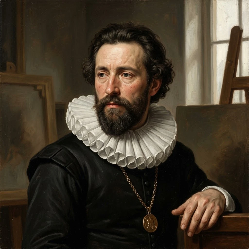 Portrait of Anton van den Heuvel