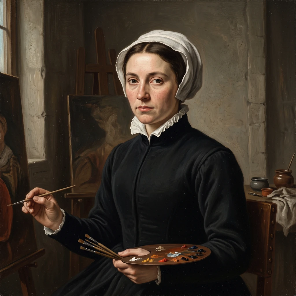 Portrait of Catharina van Hemessen