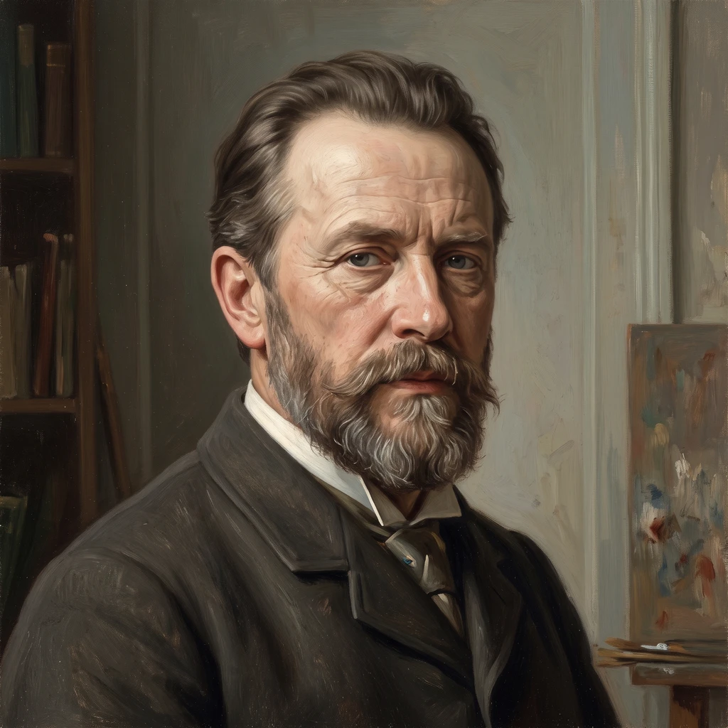Portrait of Frants Peter Diderik Henningsen