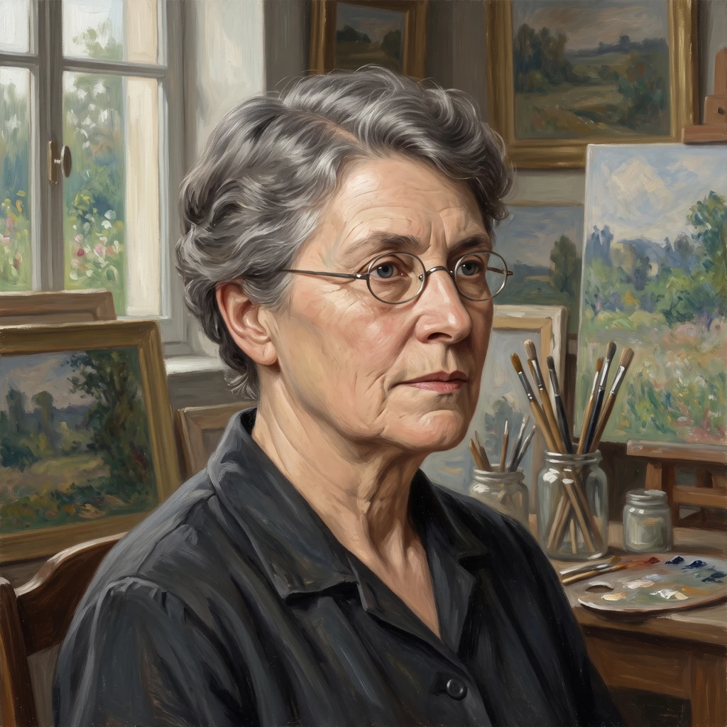 Portrait of Blanche Hoschedé-monet