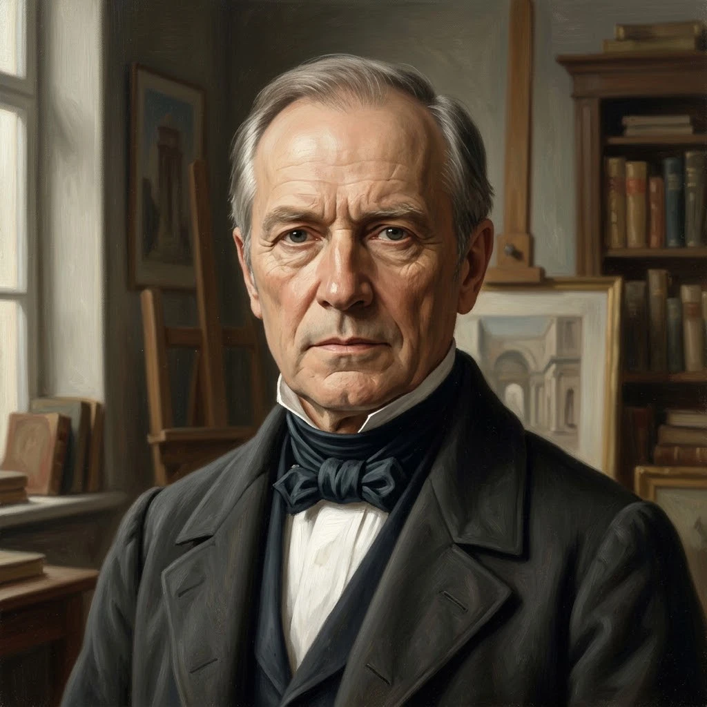 Portrait of Johann Erdmann Hummel