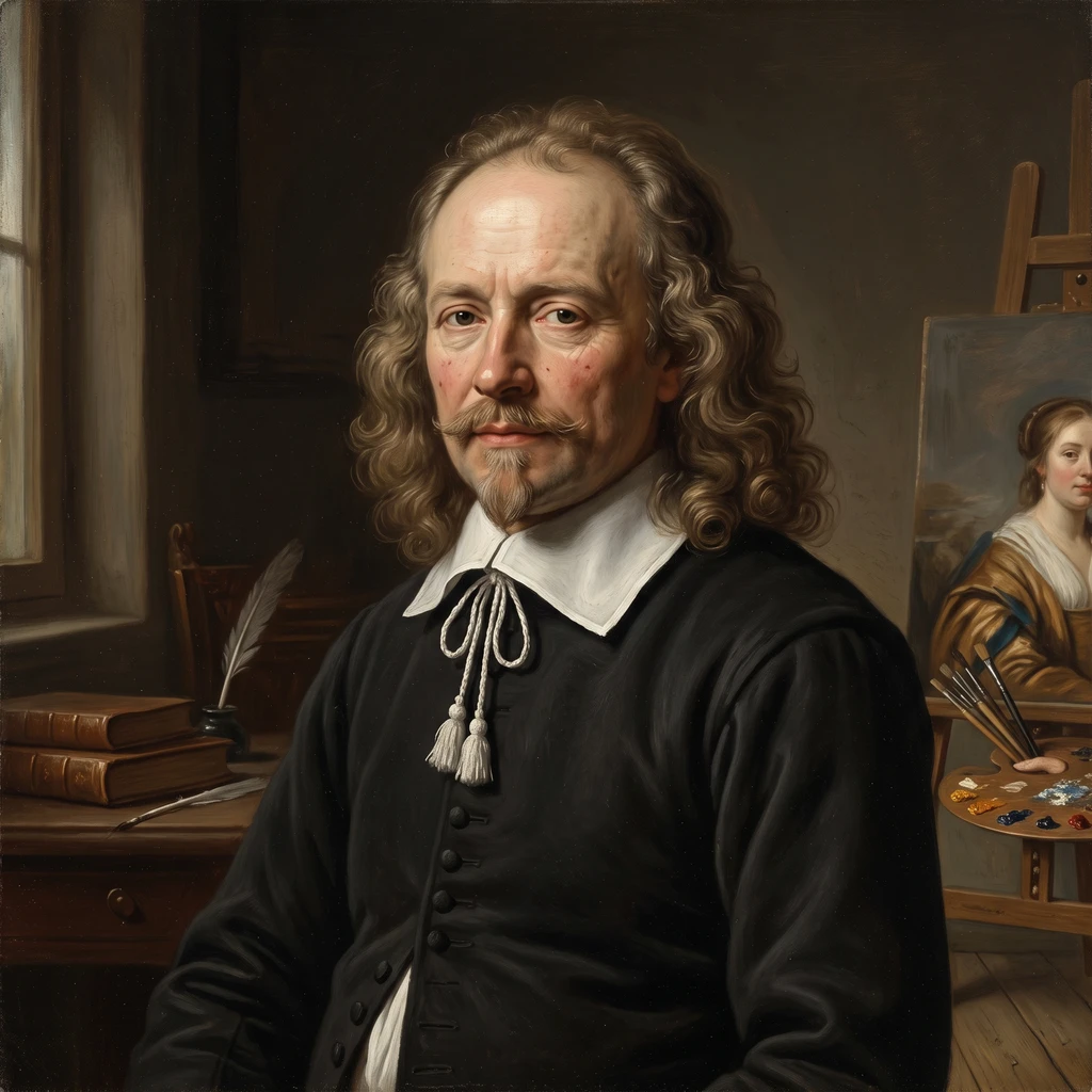 Portrait of Arnold Houbraken