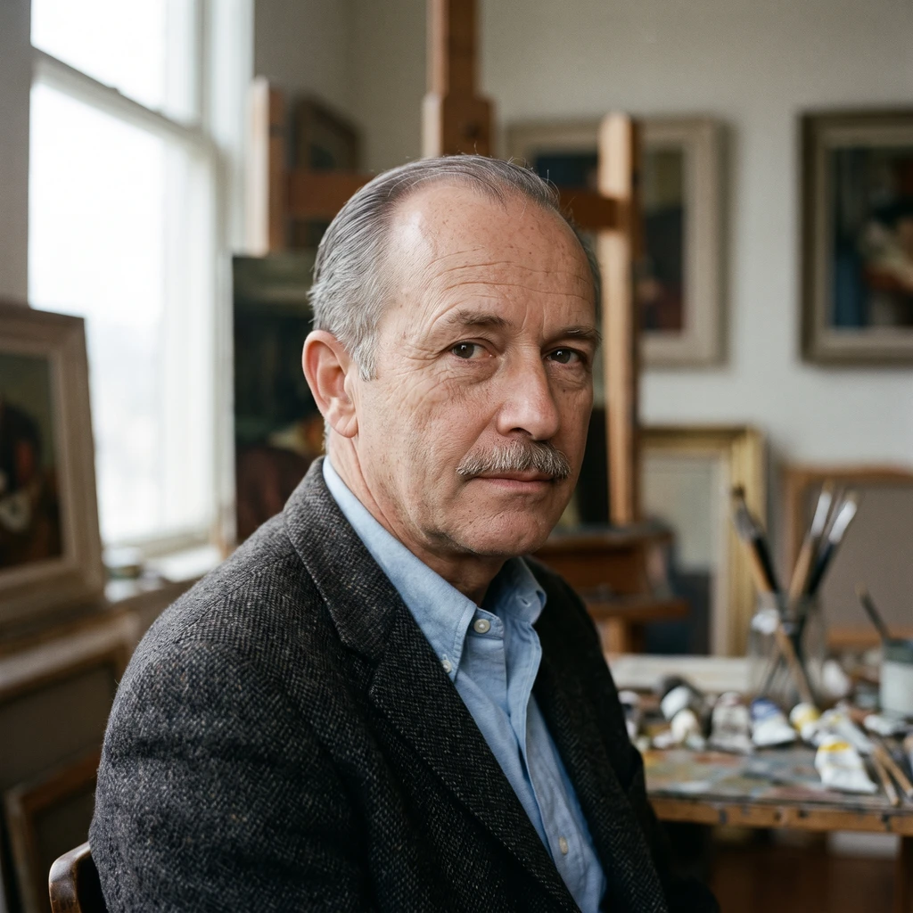 Portrait of Aaron Bohrod