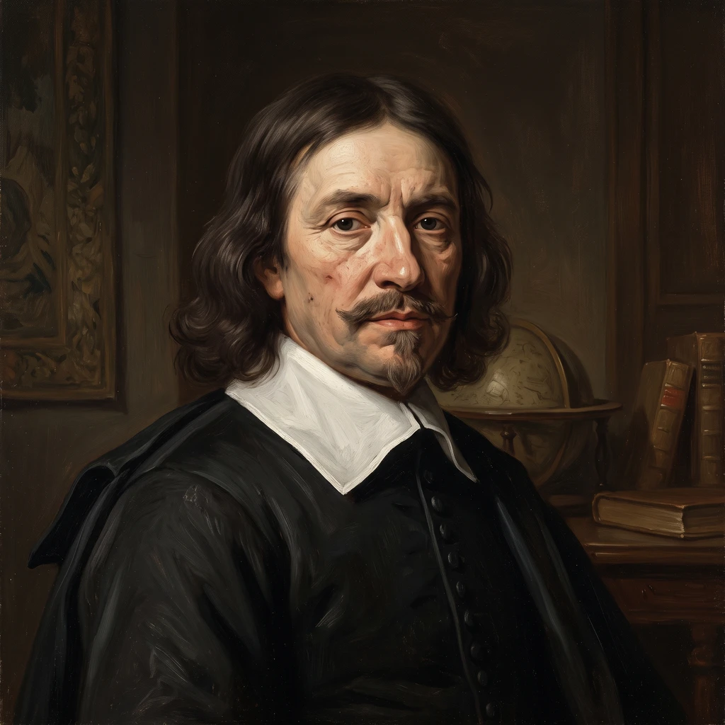 Portrait of Melchior d' Hondecoeter