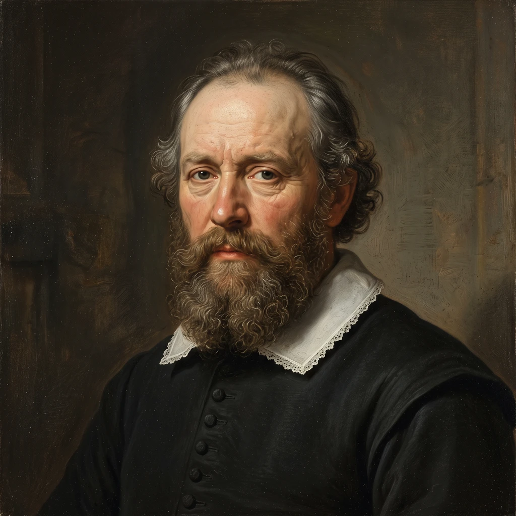Portrait of Abraham Danielsz. Hondius