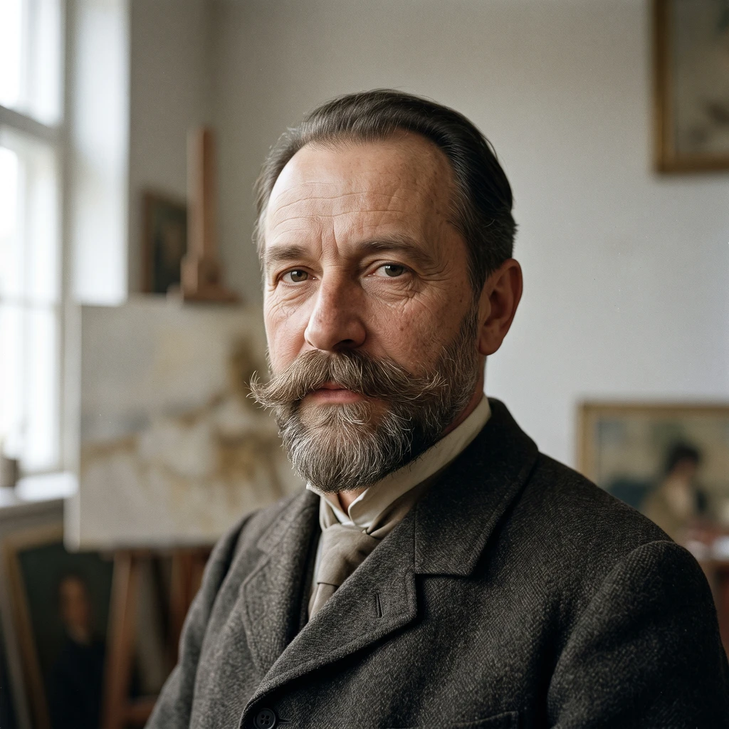 Portrait of Simon Hollósy