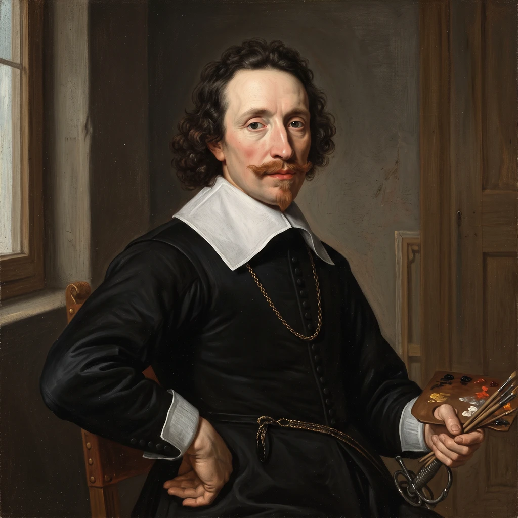 Portrait of Jan van den Hoecke
