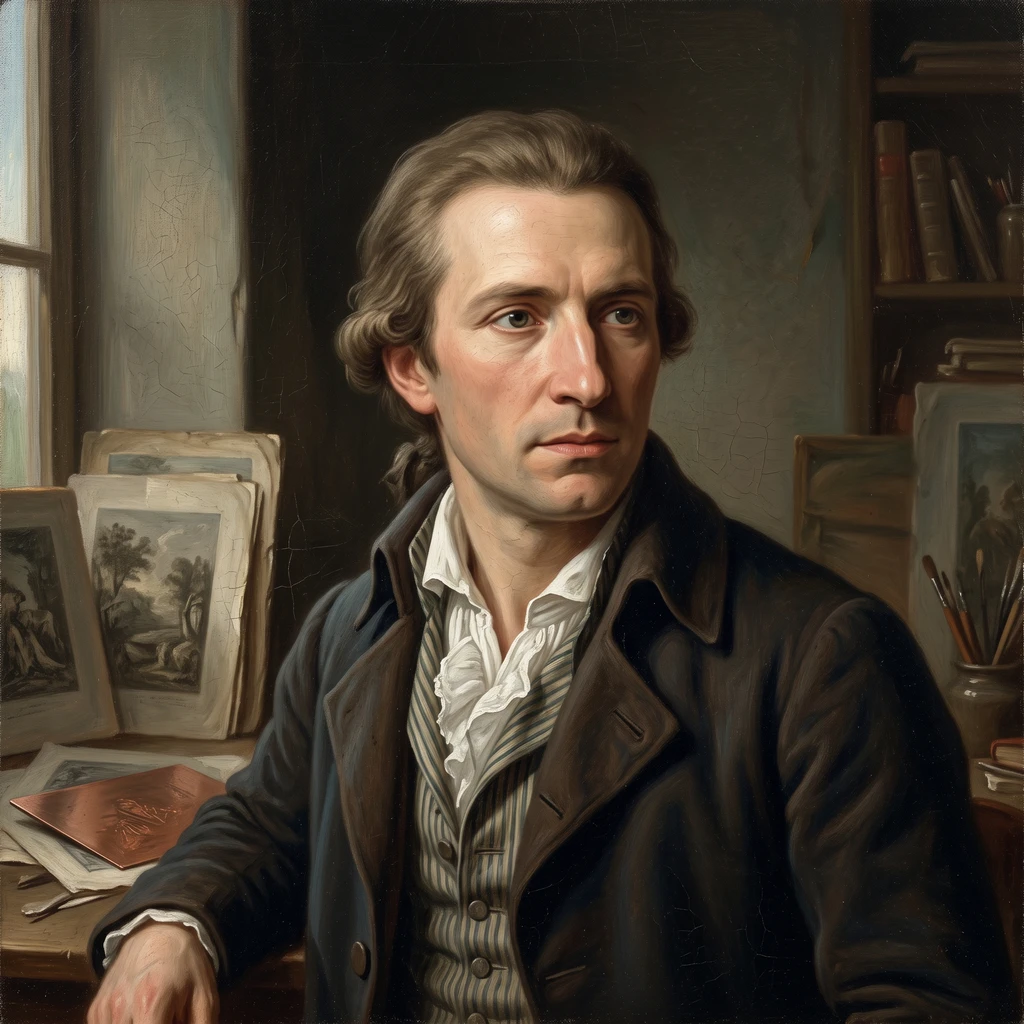 Portrait of Georg Abraham Hackert