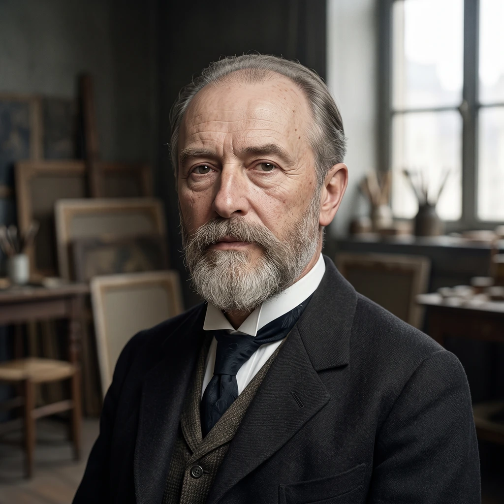 Portrait of Edmond Francois Aman-Jean