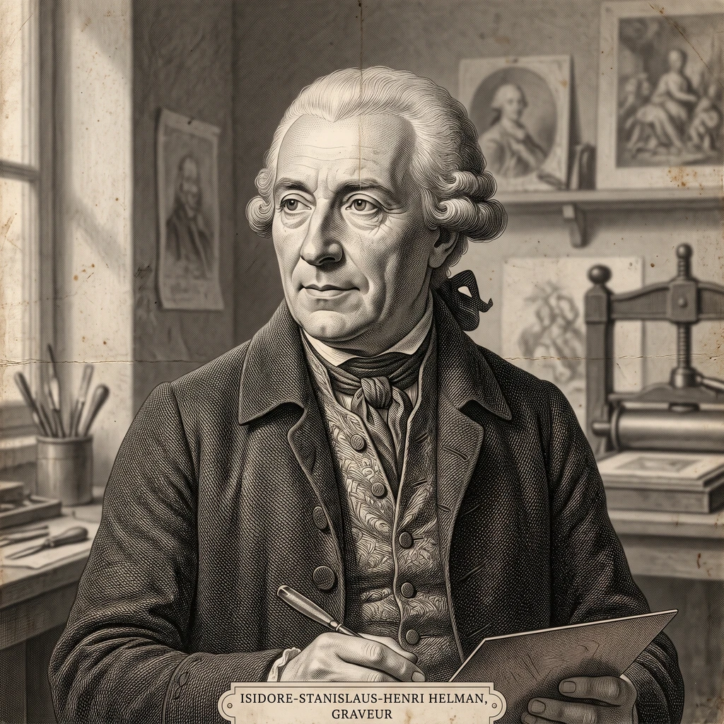 Portrait of Isidore-Stanislaus-Henri Helman