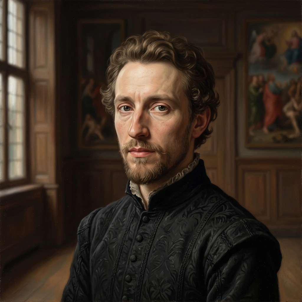 Portrait of Jacob de Backer