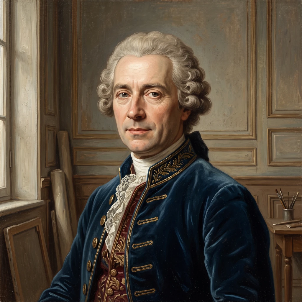 Portrait of Jacques-André-Joseph Aved