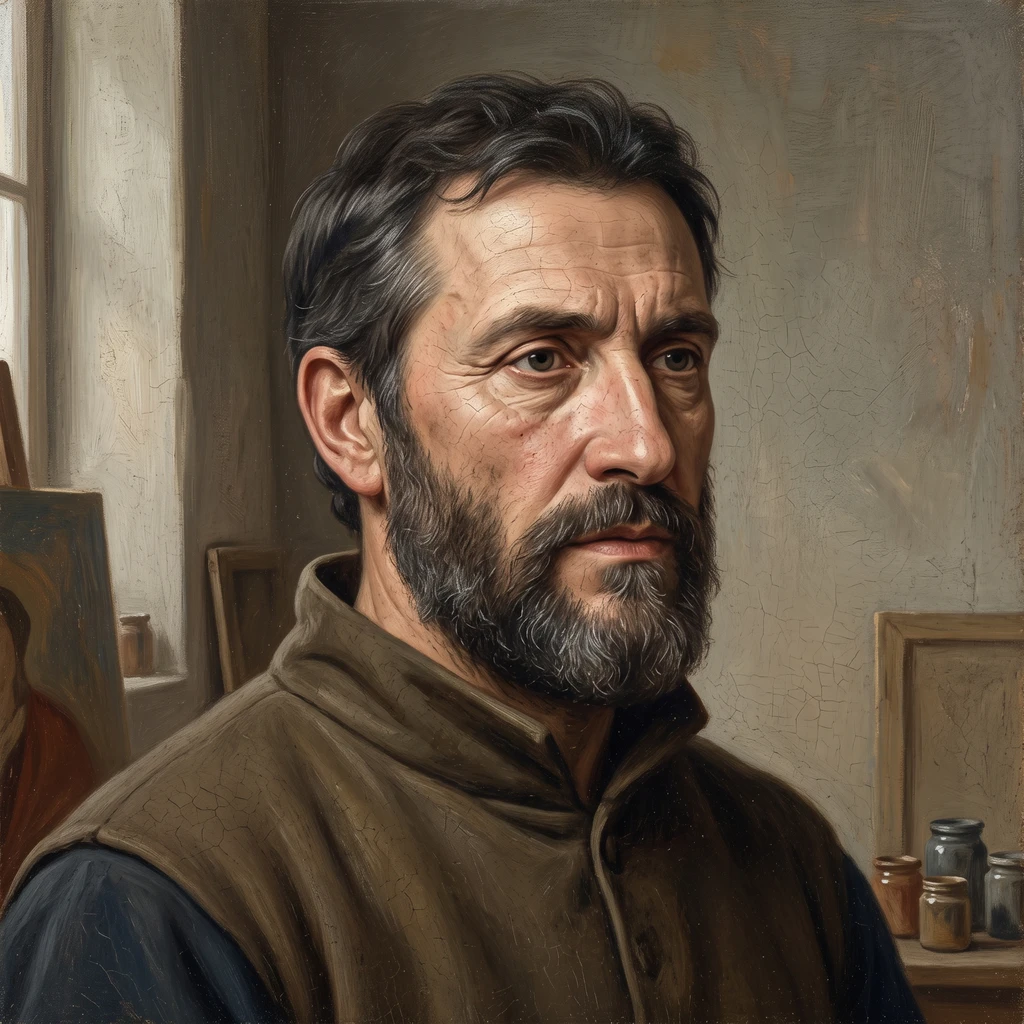 Portrait of Barna da Siena
