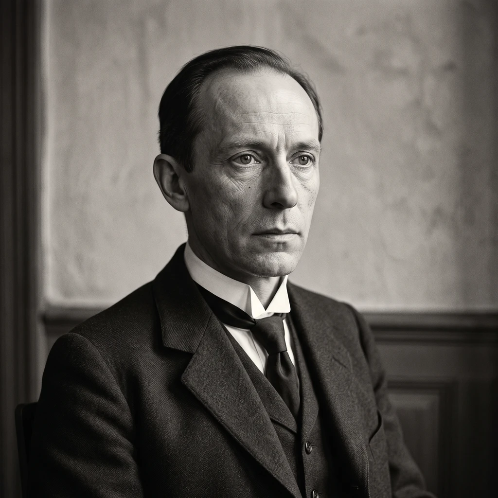 Portrait of Vilhelm Hammershøi