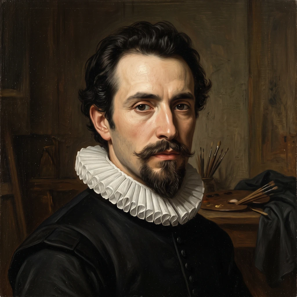Portrait of Juan van der Hamen
