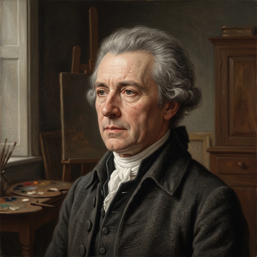 Portrait of Hugh Douglas Hamilton