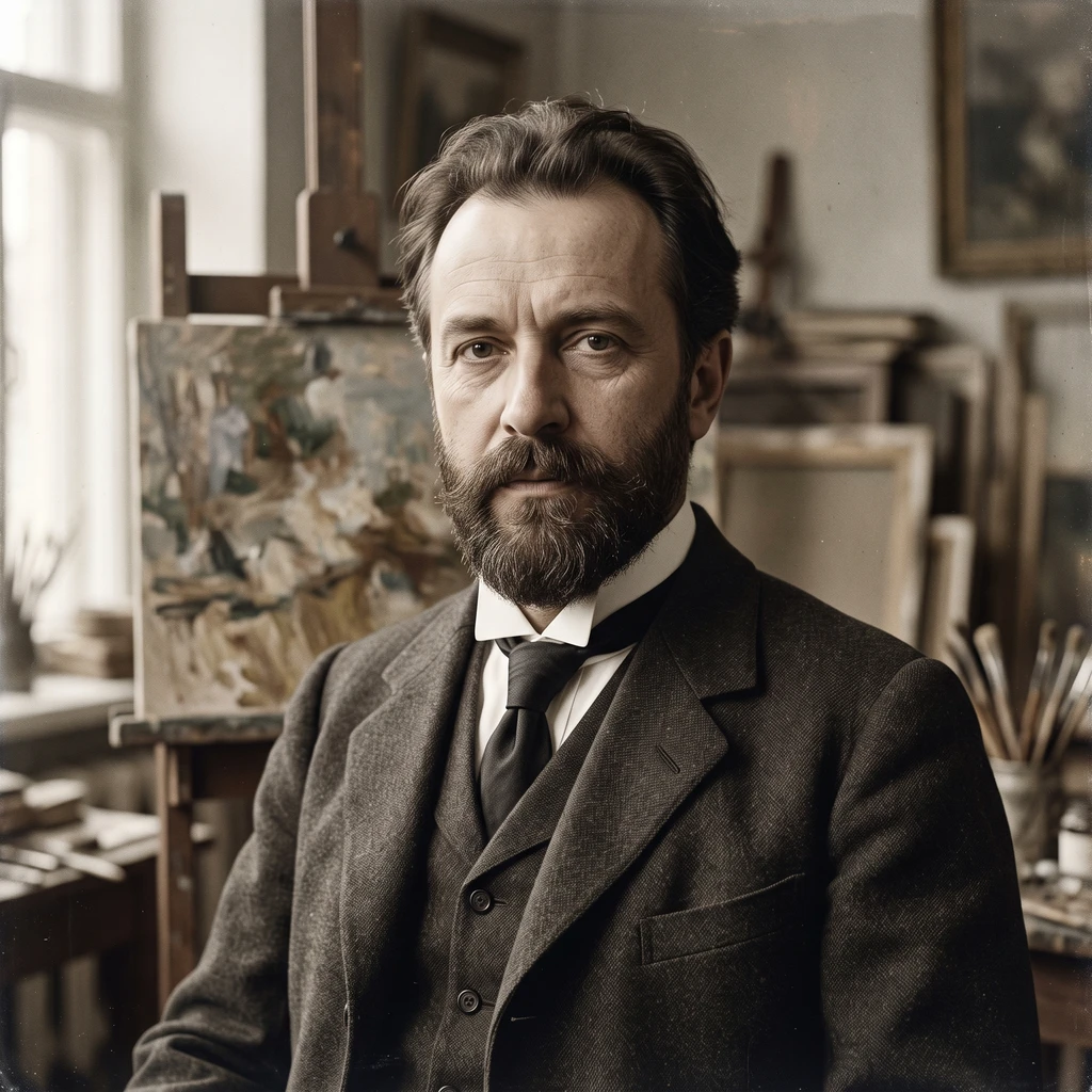 Portrait of Konstantin Alekseyevich Korovin