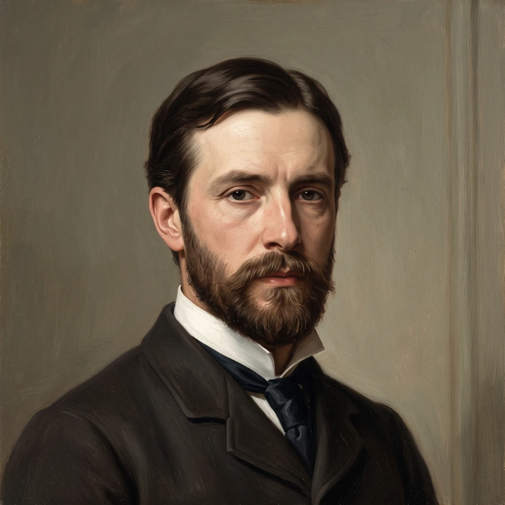 Portrait of John Maler Collier