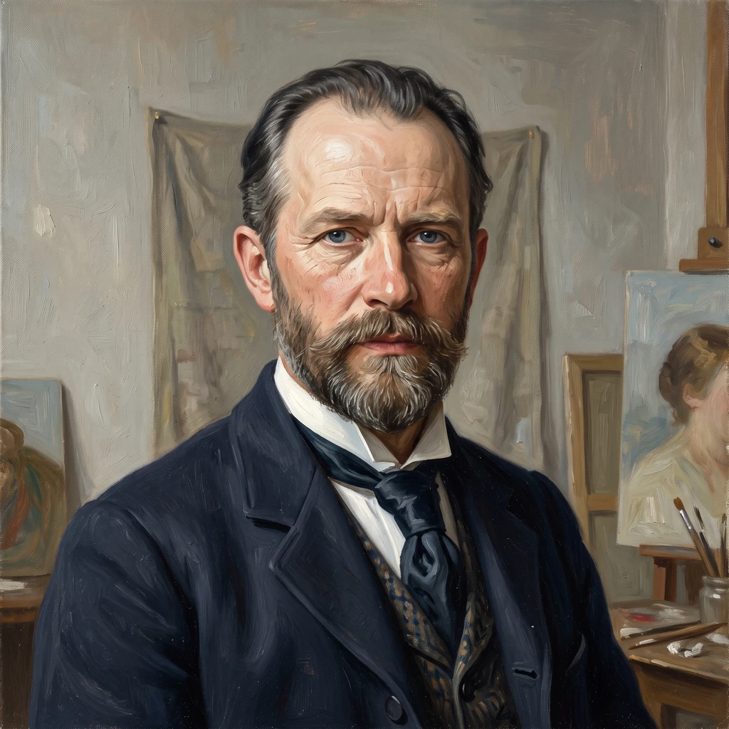 Portrait of Peter Severin Krøyer