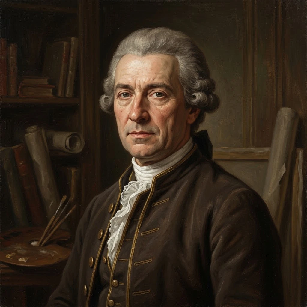 Portrait of Johann Lucas Kracker