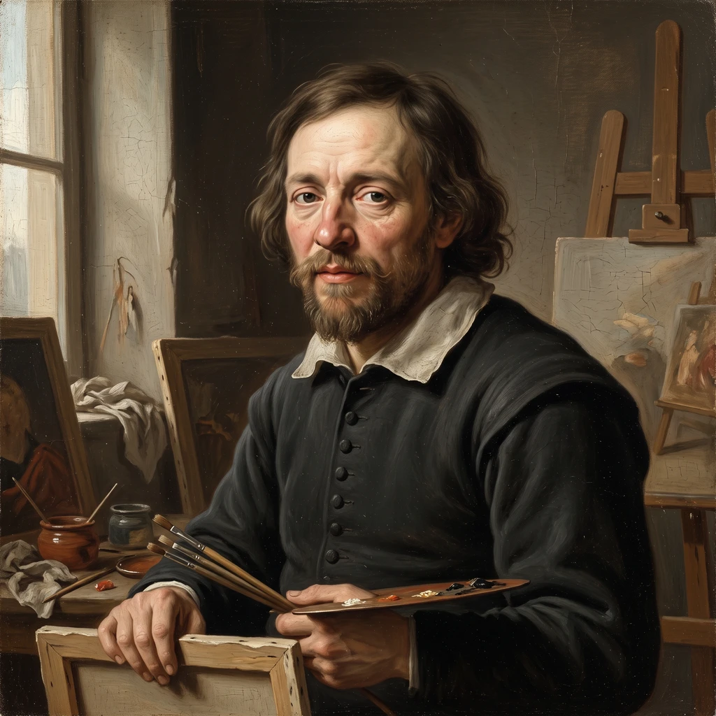Portrait of Pieter van Laer