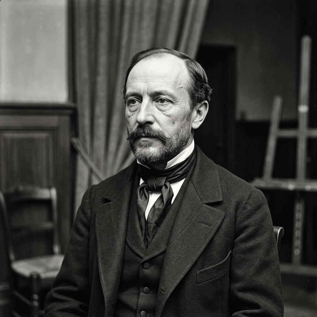 Portrait of Eugène Isabey