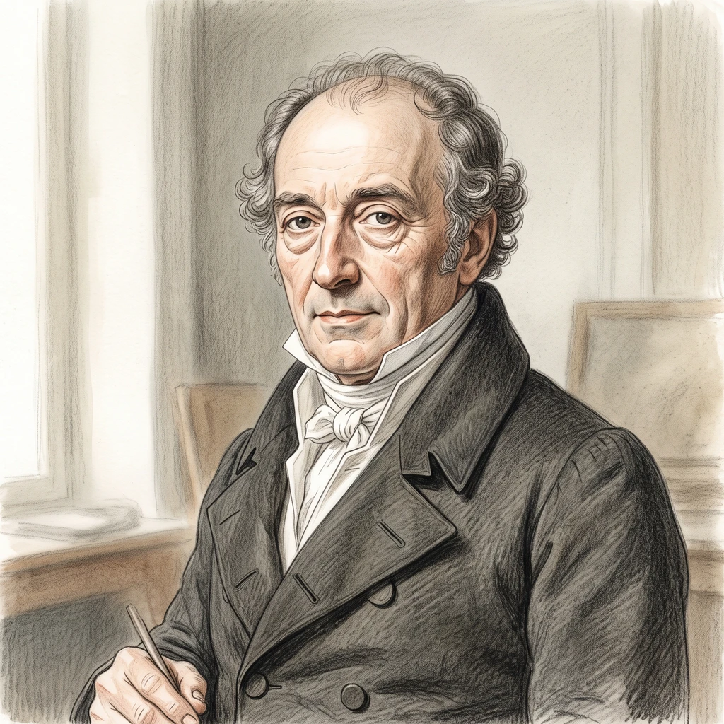 Portrait of Jean-Baptist Isabey