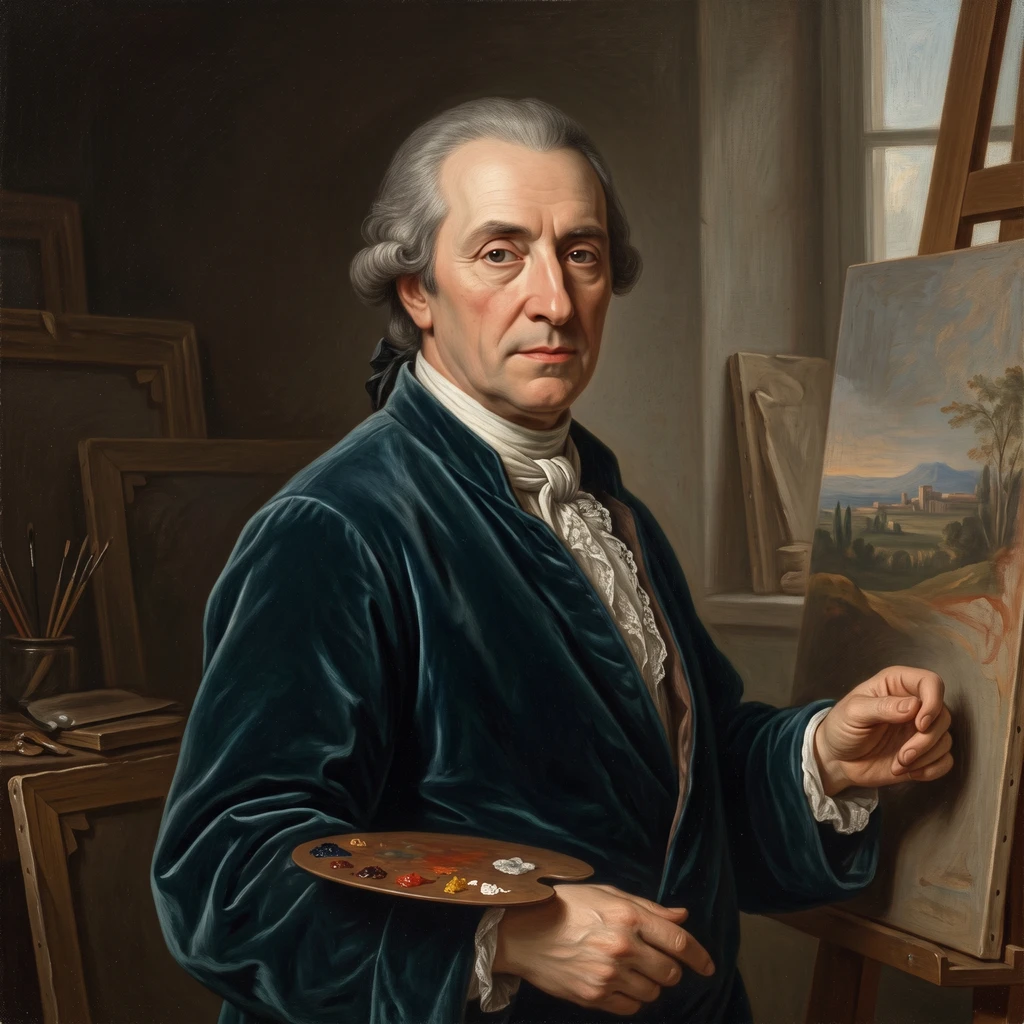 Portrait of Pompeo Batoni