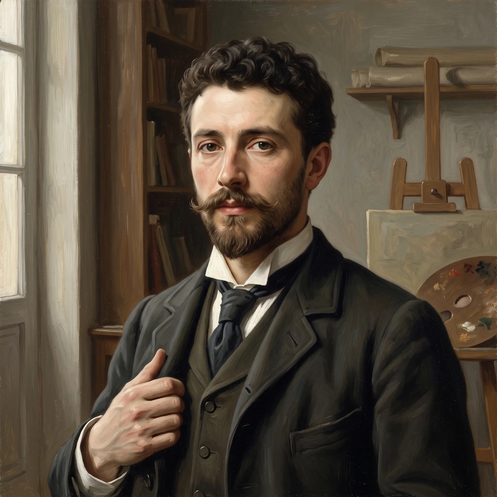 Portrait of Jules Bastien-lepage