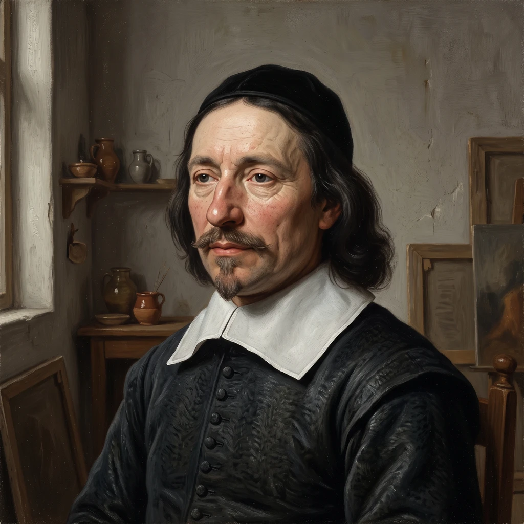 Portrait of Peter Wtewael