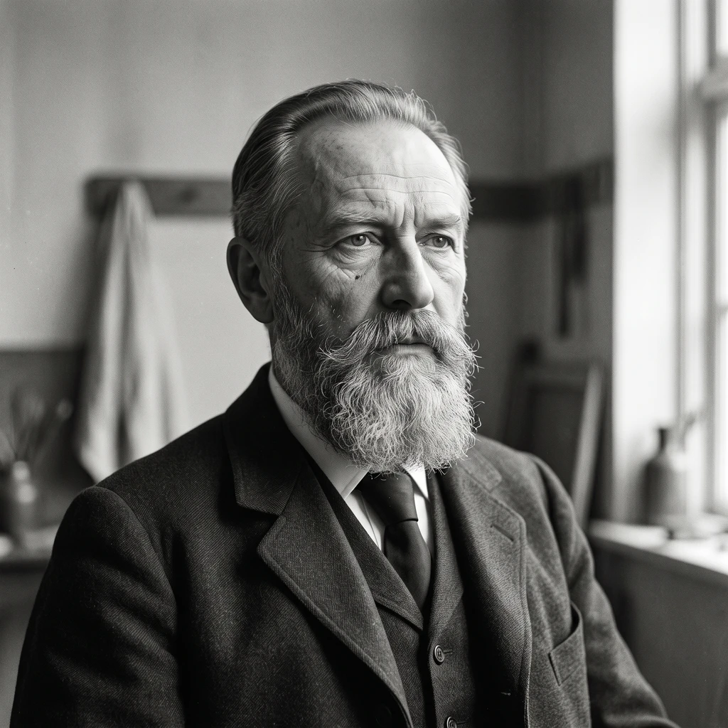 Portrait of Kristian Zahrtmann