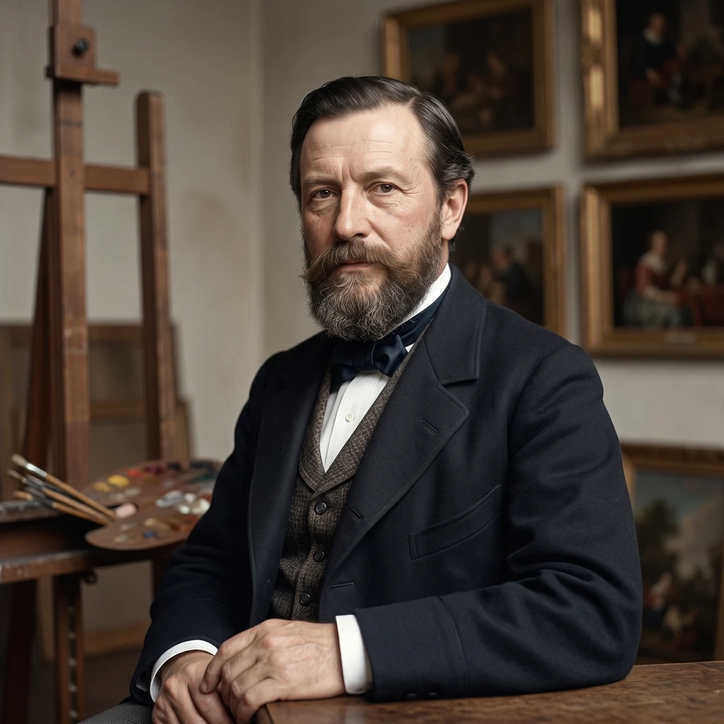 Portrait of Florent Joseph Marie Willems