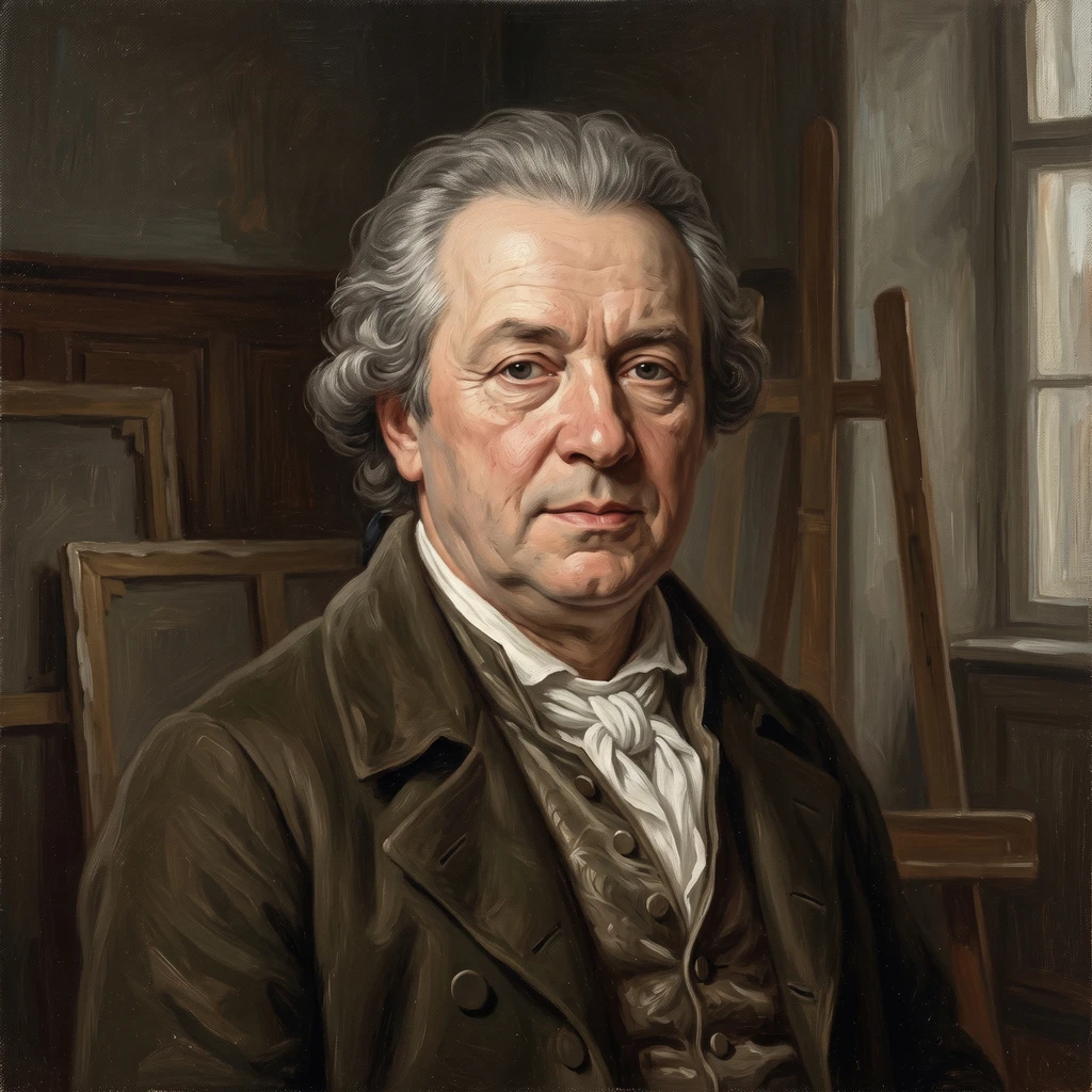 Portrait of István Dorffmeister