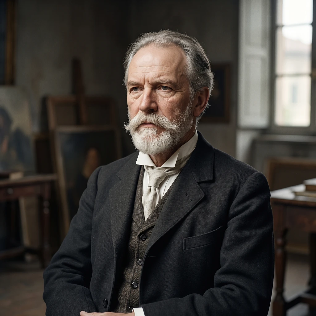 Portrait of Elihu Vedder
