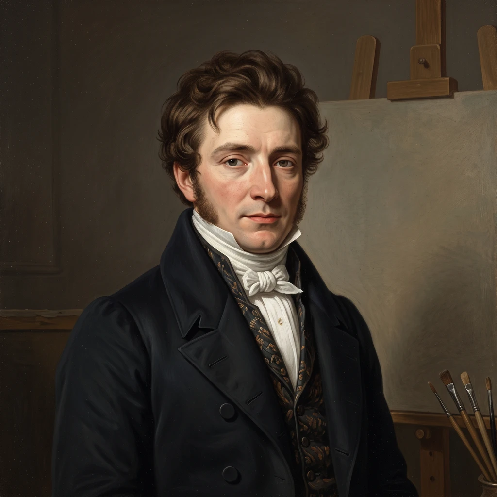 Portrait of Alexandre-Jean Dubois-drahonet