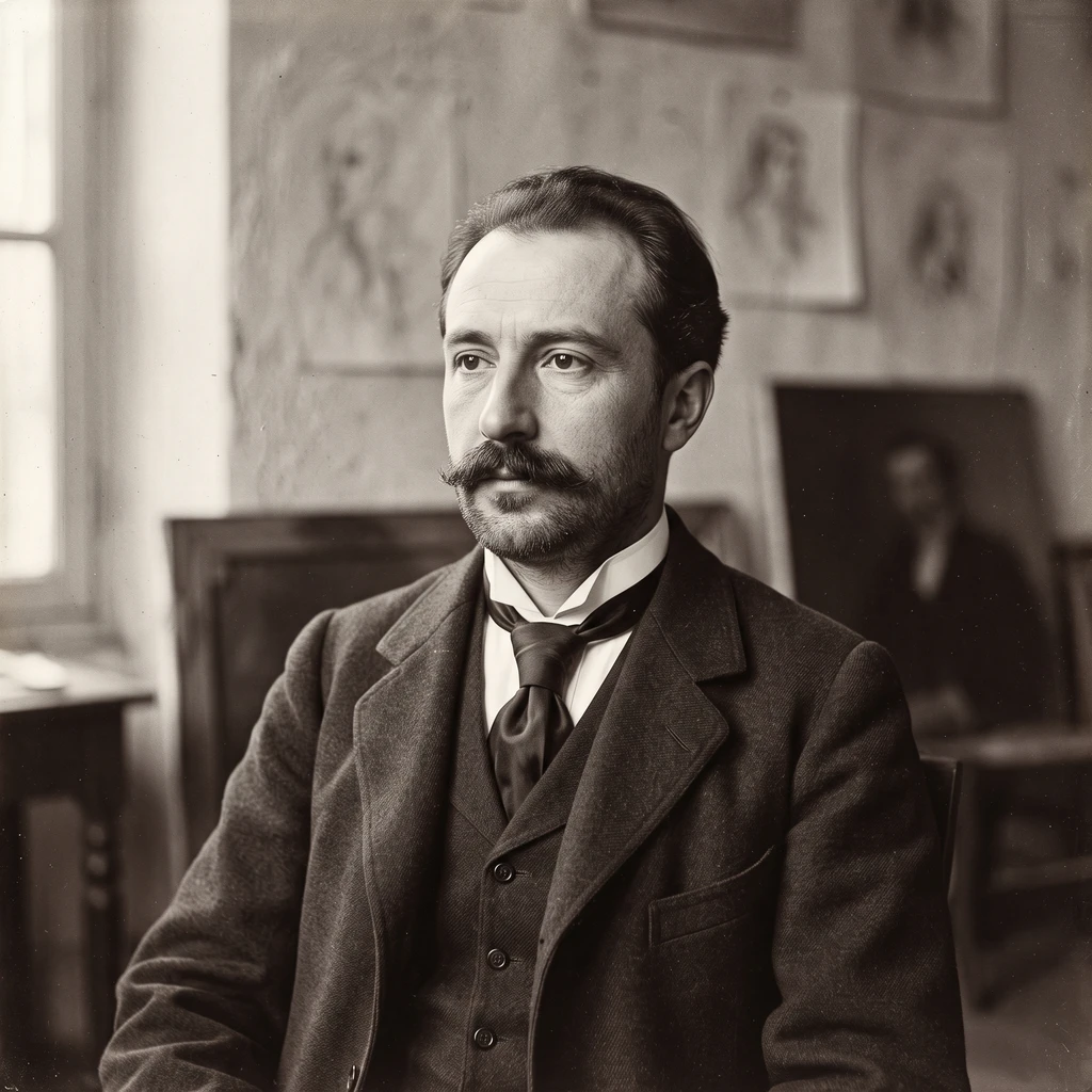 Portrait of Albert Dubois-pillet
