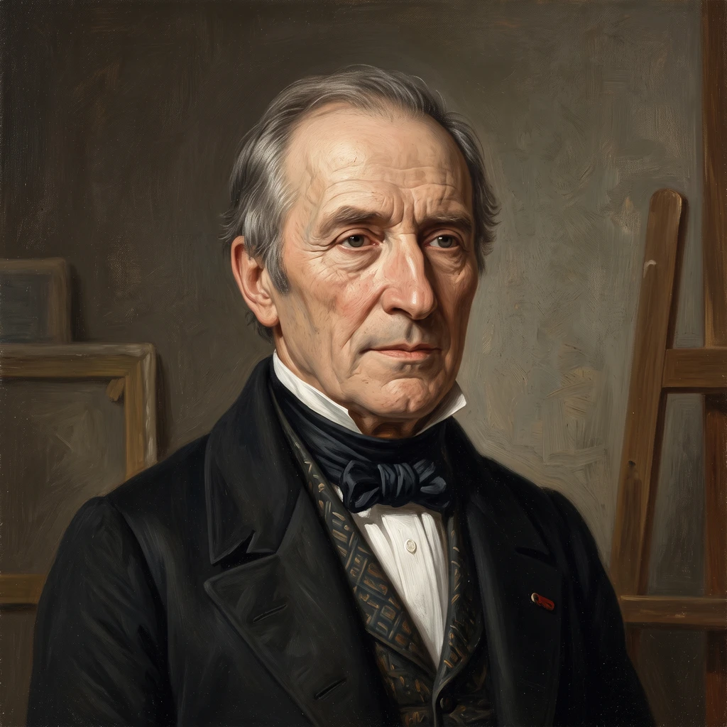 Portrait of Etienne-Barthélemy Garnier