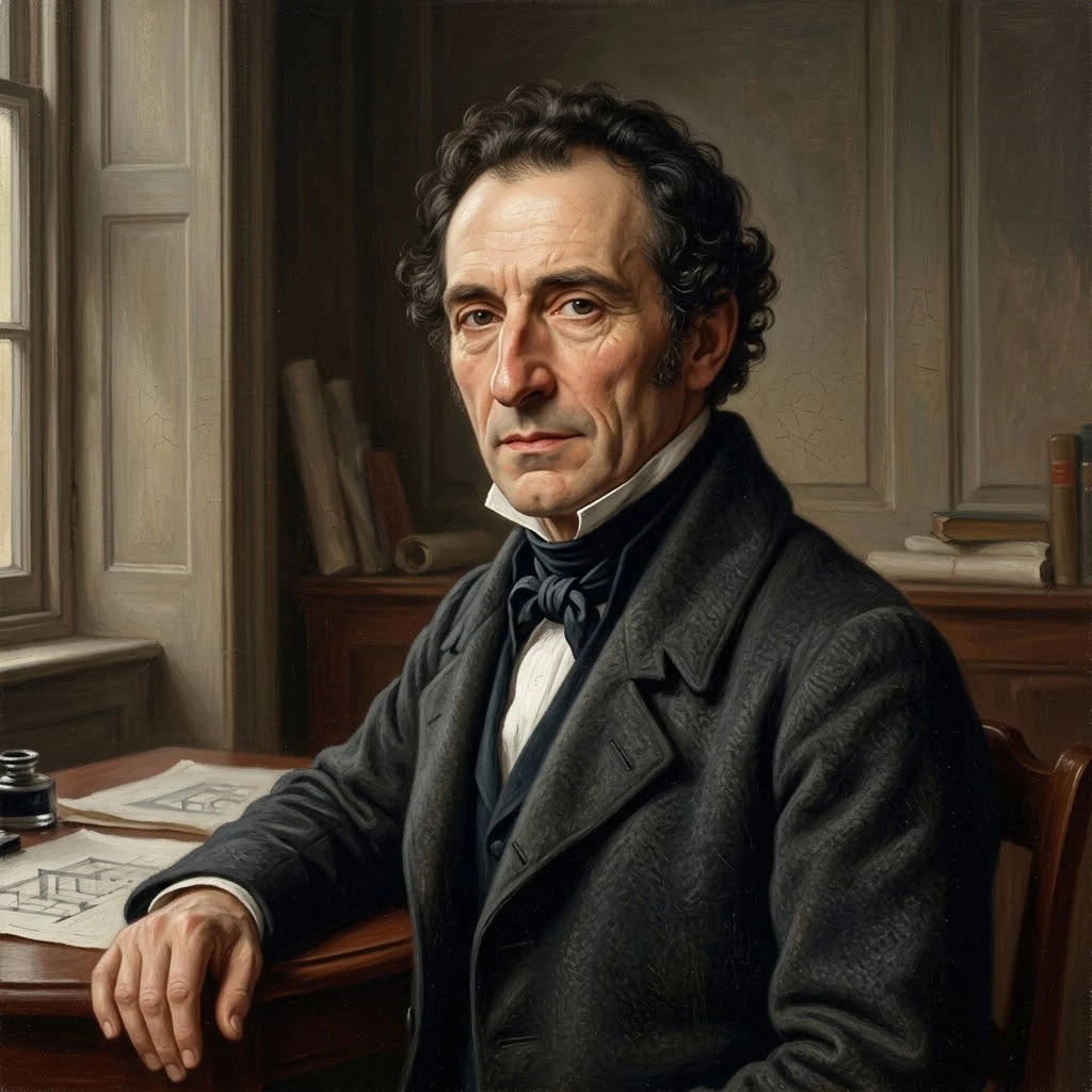 Portrait of Joseph Michael Gandy