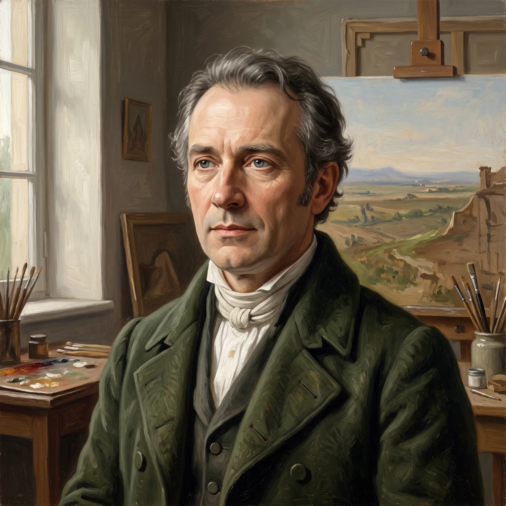 Portrait of Simon-Joseph-Alexandre-Clément Denis