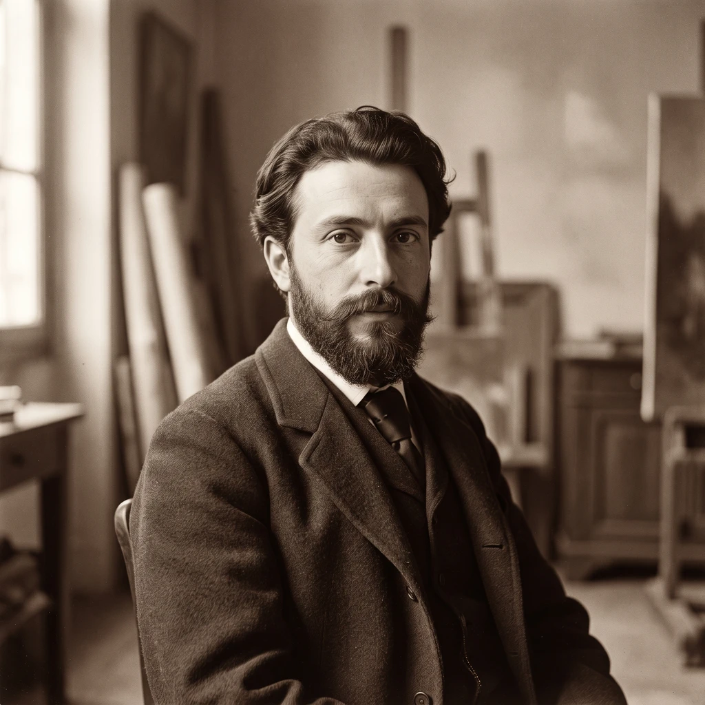 Portrait of Giacomo Favretto